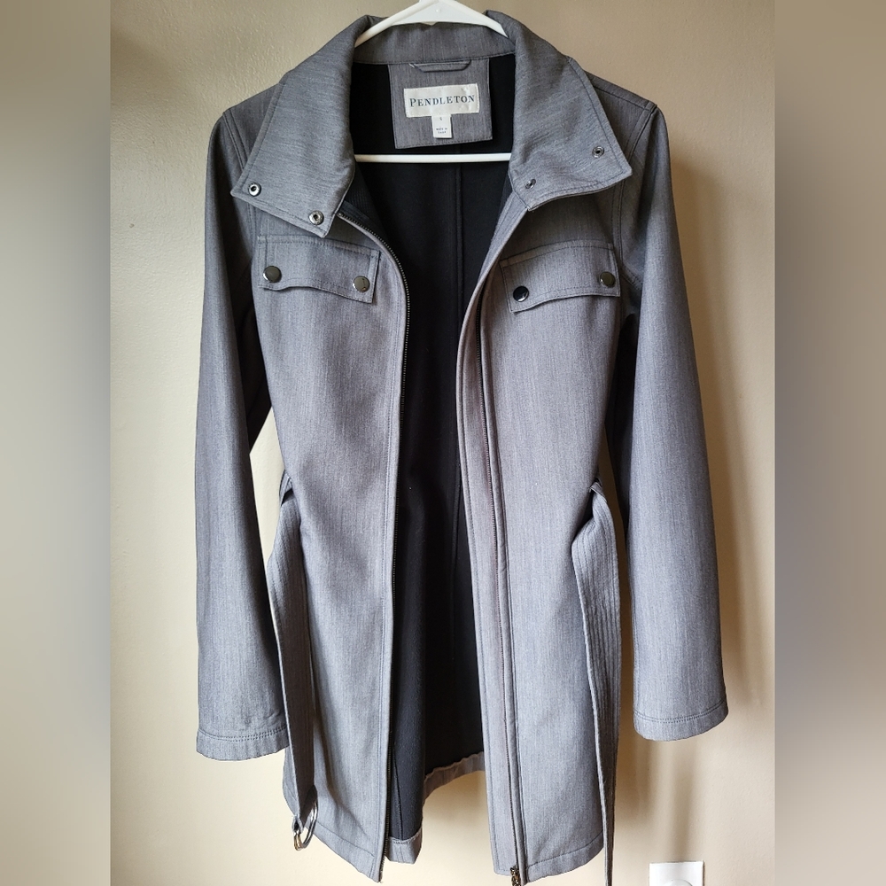 Women's Pendleton Gray Trench Coat